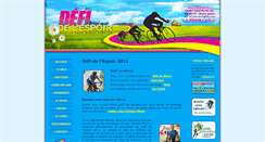 Desktop Screenshot of defiespoir.com